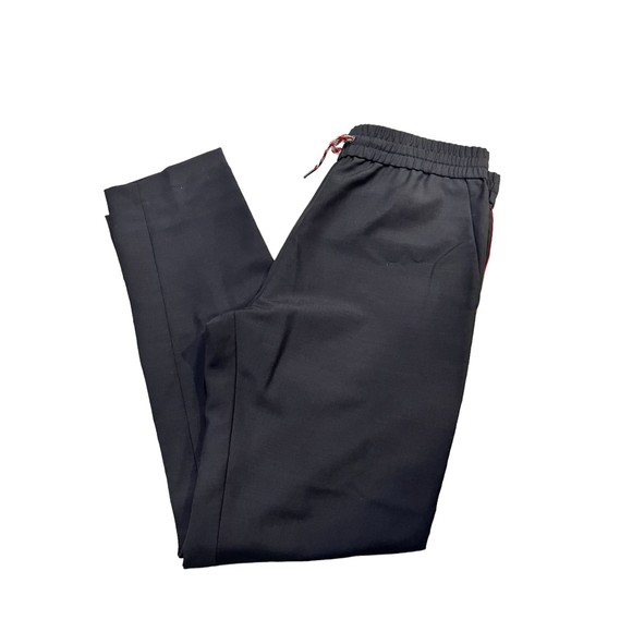 Man BURBERRY STRIPE TRACK PANTS BLACK Size 40 - Picture 8 of 10